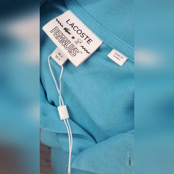 Lacoste x Peanuts Snoopy Men's Polo Shirt Tennis Pique Cotton Size Small (3) - Picture 3 of 14